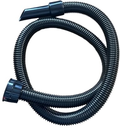 QUAILITAS Replacement Vacuum Hose [Black] – Spare Vacuum Hose for Henry Hetty Hoover with 2.5 Metre Pipe Attachments, 32 mm Fitting, Spare Parts Cleaning Adaptor Tool – Vacuum Accessories