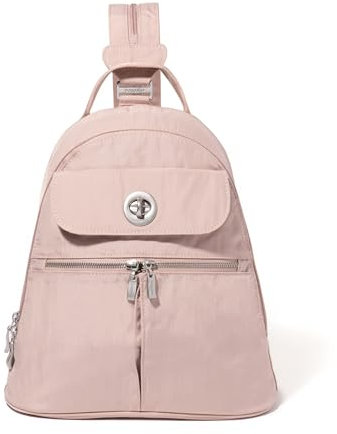 Baggallini Damen Naples Convertible Rucksack, Rosa (Ballet Pink), Einheitsgröße