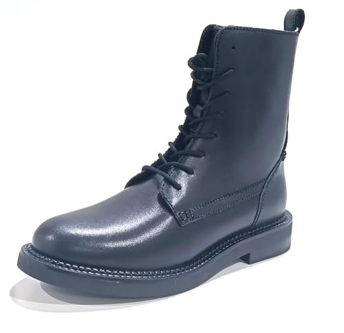 Geox D Serilda G, Stivale alla Caviglia Donna, Nero, 39 EU