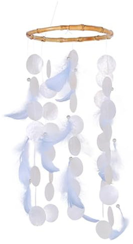 Feder-Windspiele,Windspiele für den Garten,Windspiel-Etui,Traumfänger,Glocke,Bett,Garten,Hängedekoration für Hof,Terrasse