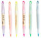 Operitacx 6pcs Highlighters, Double Ended Fluorescent Markers for Adults, Highlighters Watercolor Pen for Student School Office, Random Color