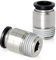 TAILONZ PNEUMATIC Raccords mâles droits et ronds pour tubes de 4mm OD x 1/8 pouce BSP POC4-01 (Paquet de 2)