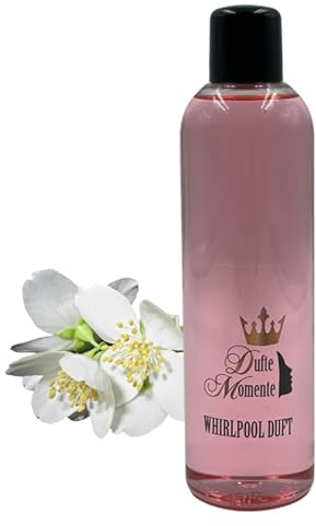 Dufte Momente | Whirlpool Duft 260ml | Jasmin | mit naturreinen und natürlichen ätherischen Ölen | kein Schaum | vegan und ohne Tierversuche