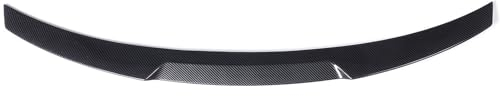 dzstnbhd Hinten Flügel Spoiler Auto Hinten Heckspoiler Flügel Boot-Lip Für F30 Für 3 Serie 4-Tür Limousine 2012-2018 & F80 Für M3 Limousine 2014-2019 Für M4 Stil(Color:Kohlefaser-Look)