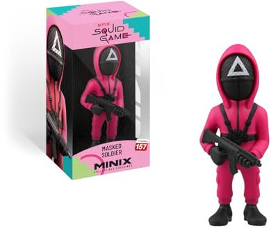 MINIX - TV-Serie #157 - Squid Game - Maskierter Soldat Dreieckswächter - Sammelfigur 12 cm