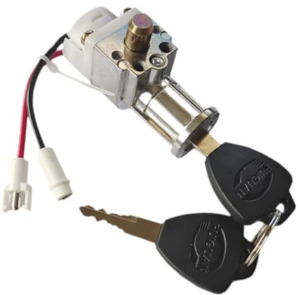 F Fityle Serrures de Batterie de Moto, Cylindre de Batterie 69mm, Anti-vol Portables pour vélo électrique, boîte de Batterie étanche, serrures de sécurité