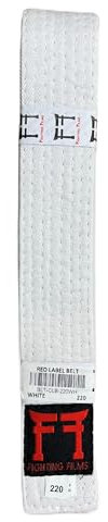 Ceinture Blanche de Judo Fighting Films (220cm)