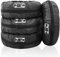 4 Stück Reifentaschen Set,19-23 Zoll Reifentasche, Waterproof Reifensack, Reifenschutzhülle, Reifenhülle, Reifen Tüten, Reifenabdeckung, Reserveradabdeckung für Sauberer Transport und Lagerung