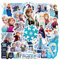 Flyftrey 50 Stück Sticker Set, Frozen Aufkleber Kinder, Wasserfest Stickers für Mädchen Jungen Koffer Skateboard Laptop Kühlschrank Fahrräder DIY Graffiti Spielzeug Kindergeburtstag Party Deko