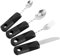 JECOMPRIS 4 Pièces couverts pliables cuillères à dîner argenterie couvercle couvert pliable Set de couverts pour handicapés couverts de table ustensile adulte vaisselle pour personnes âgées