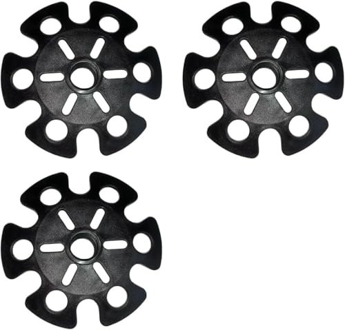 Ersatz-Skistockkorb für Skistock Schneeschuhstange,Skistock Teller Spazierstock,Korb Wanderstock Schneeteller Für Wanderstöcke,Ersatz Schneeteller Für Wandern Trekkingstöcke,Wanderstock Zubehör,3PCS