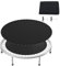 NAIZY Trampolin Sprungtuch Ø 305 cm Sprungmatte für Trampolin Ersatz-Zubehör Trampolinsprungtuch mit T-förmige Haken & Ösen Trampolinzubehör Max bis 100KG, Schwarz