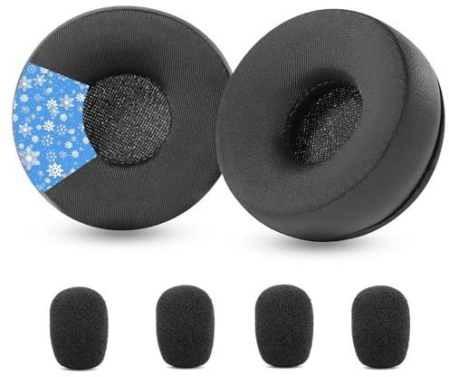 YDYBZB H820e Cooling Gel Earpads Replacement Compatible with Sennheiser MB Pro 1 Pro 2 UC ML/Logitech H820e H570e H650e Wireless Stereo USB PC Headphones Ear Pads Cushions Noise Isolation Foam Black