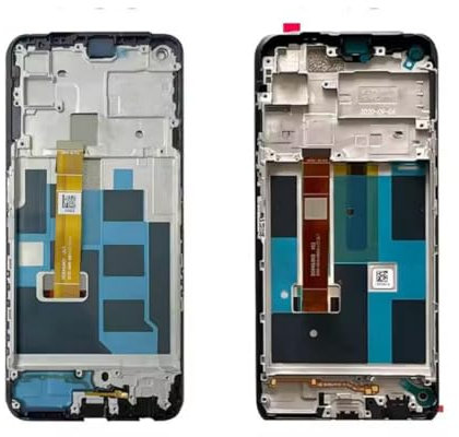 Realme 7 5G RMX2111 - Pantalla LCD táctil de 6.5 pulgadas para Oppo Realme 7 5G (Realme 7 5G con marco)