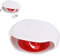 Aboutabsent Automatic Cord Reel, Retractable Cord Organizer, Automatic Cords Winder, Tangle-Free Cable Organizer for USB, Headphone, Data & Audio Cables (White)