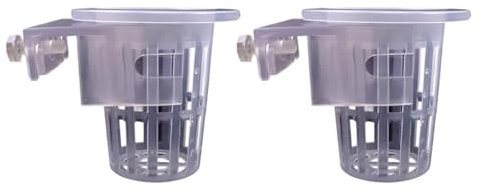 Fahoujs Supporto per piante per acquari con clip per piante equilibrate, decorazioni acquaponiche, supporto per piante subacquee