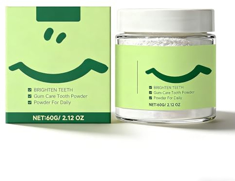 Collagen Tooth Powder, Kollagen-Zahnpulver für Zahnfleischpflege und Fleckenentfernung, Natürliches Zahnweiß-Zahnpulver, Nicht reizende Formel (1pc)