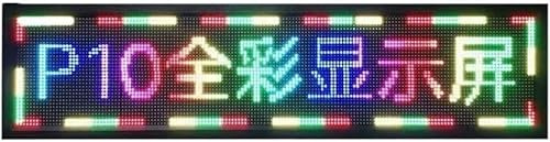 WaiDXn Señalización LED de desplazamiento, pantalla LED programable P10 con información, uso al aire libre, adecuado para tiendas, cafeterías, bares (169 x 25 cm)