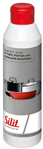 Silit Reiniger, Intensiv-Reiniger für Töpfe, Pfannen und Glaskeramik-Kochfelder, Topfreiniger 250 ml