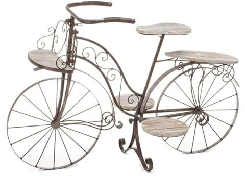 Hespéride - Porte-Plantes en Bois Vélo 97cm Chêne