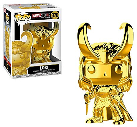 Funko POP! Bobble: Marvel: Marvel Studios 10: Loki (Chrome)