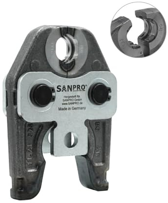 Sanpro M35, ganasce a pressione per pressare raccordi in acciaio inox e tubi