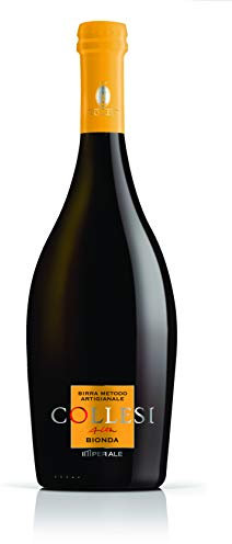 Birra Artigianale Collesi – Birra Artigianale Bionda Dorata e Aromatica, 6% VOL – Bottiglie da 750 ml – Confezione da 6 bottiglie