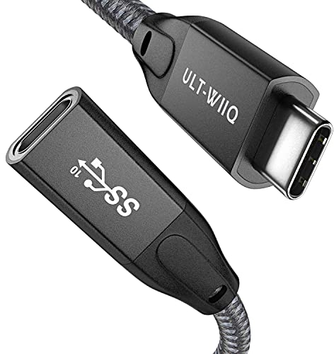 USB C Verlängerungskabel 10Gbps 100W, USB Type C Verlängerung Unterstützt USB 3.2 Gen2 USB 3.1, PD 3.0 QC 4.0, 4K@60Hz HDR Videoübertragung für MacBook M1 M2, XPS 15/13, Hub, Laptop, Monitor (2M)