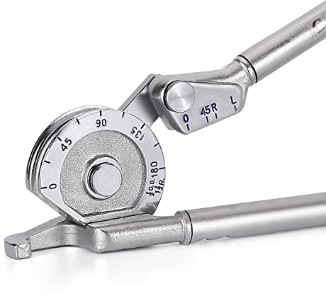 CGOLDENWALL Manuelle Rohrbiegemaschine 1/2'' Außendurchmesser Hochleistungs-Rohrbieger 0-180 Grad für Rohre aus Kupfer, Messing, Aluminium und weichem Metall (12 mm)