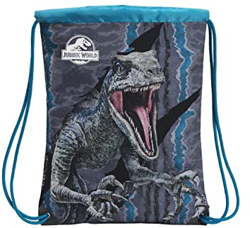 CYPBRANDS Unisex Kinder Rucksack Jurassic World Rucksack 34x44, Schwarz, Einheitsgröße