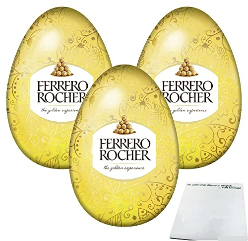usy Bundle für Rocher Osterei The Golden Experience 3er Pack (3x100g) + usy Block
