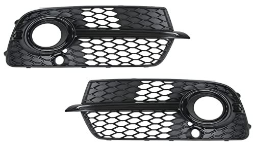 aqxreight Nebelscheinwerfer-Kühlergrill, 2 Stück, Schwarz, Links, Rechts, SQ5 2013-2017