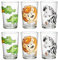 Ritzenhoff & Breker Kindergläser Happy Zoo, 6er Set, 205 ml, Bedruckte Kinderbecher mit Tiermotiven, Spülmaschinengeeignet