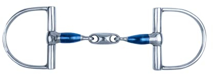 WALDHAUSEN Sweet Iron D-Ring Gebiss, doppelt gebrochen, 12,5 cm