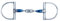 WALDHAUSEN Sweet Iron D-Ring Gebiss, doppelt gebrochen, 12,5 cm