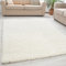 Giancasa Hochflor Teppich Wohnzimmer 300x400 cm Creme - Flauschiger Shaggy in vielen Farben für mehr Gemütlichkeit in deinem Zuhause - Ideal für Flur und Schlafzimmer