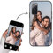 Yoedge Personalisierte Handyhülle für Samsung Galaxy S20 FE / S20 Lite Hülle Selbst Gestalten mit Eigenem Foto Bild Text Personalisiert Case Individuelle Geschenk Schutzhülle Schwarz Cover 6,5