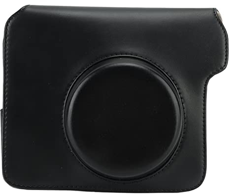 Vikye Schutzhülle für Fujifilm Instax Wide 300 Sofortbildkamera, Tragbare Premium-PU-Leder-Taschenabdeckung mit Abnehmbarem/verstellbarem Riemen, Sofortbildkamera-Schutztasche