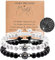 VU100 Passende Paare Armbänder Geschenke Ich liebe dich 100 Sprachen Projektion Armbänder Pinky Versprechen Armband Jahrestag Geburtstag Weihnachten Geschenke für Freund Freundin Ehemann Frau Sie