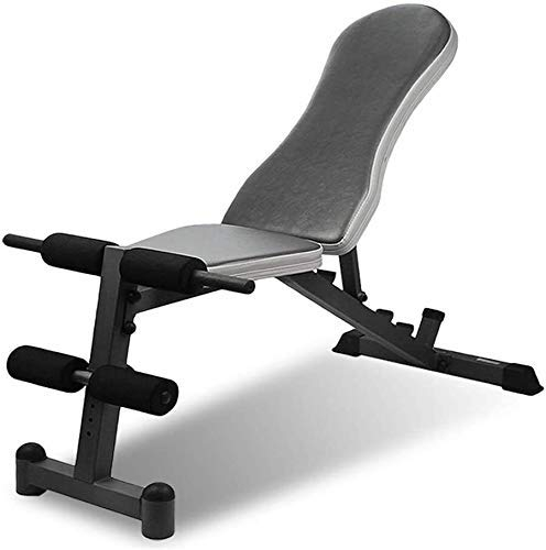 Hantelbank, verstellbare Hantelbänke, faltbar, robust, für Unisex-Erwachsene, Fitness-All-In-One, Training im Sit-Up-Training, flache Neigung, Mehrzweck-Übungen für Zuhause, Fitnessstudio