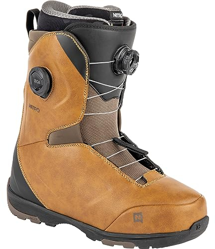 ATOMIC Herren Club BOA Dual All Mountain Freeride Freestyle Schnellschnürsystem Boot Snowboardboot, Brown, MP 28.5 // EU 43 1/3 // US 10,5