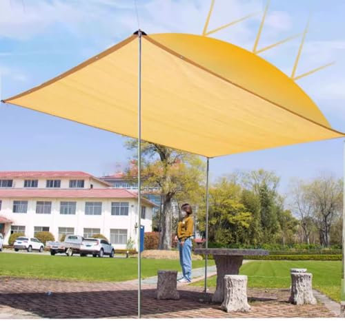 SGSKEIEY Voiles D'ombrage 90% UV Toile D'Ombrage, Filet d'ombrage de Jardin avec œillets Couverture d'ombrage extérieure pour Serres,Abris De Voiture,Jardins Ou Chenils (4x4m/13.1x13.1ft)