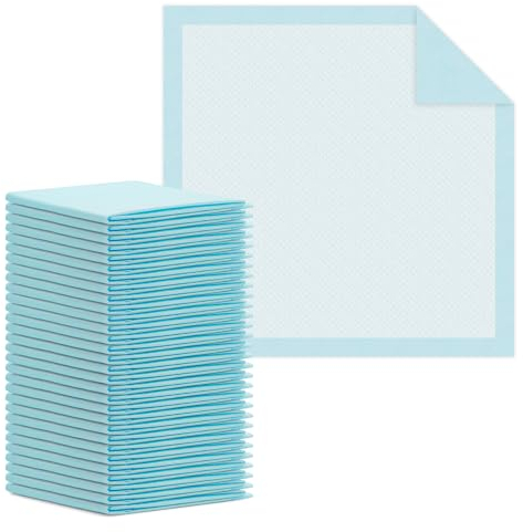 ARNOMED Krankenunterlagen 60x60cm, 30x saugstarke Inkontinenzunterlagen Einweg, Wickelunterlage für Babys, 5-lagige Zellstoff Unterlagen fürs Bett bei z.B. Inkontinenz, Wickelunterlage Einweggebrauch