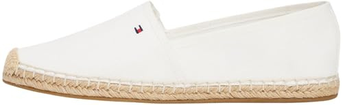 Tommy Hilfiger Flag Canvas Espadrille Slipper Beige