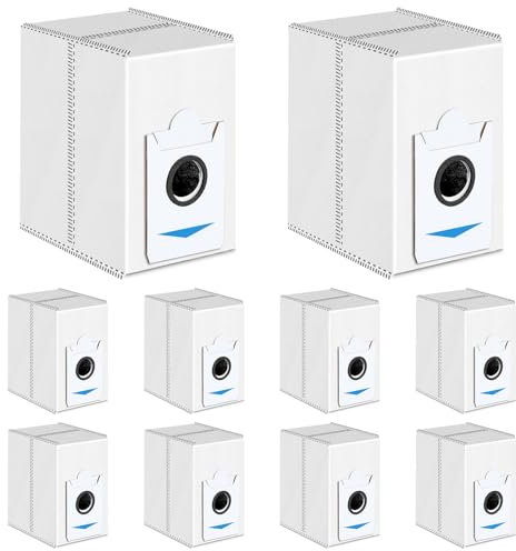 10 Stück Staubbeutel für Ecovacs T30S Combo / T30S Combo Complete Staubsauger Absaugstation, Ersatzbeutel Zubehörset Antibakterieller Staubsaugerbeutel Ersatzteile (Nicht für T30S)