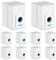 10 Stück Staubbeutel für Ecovacs T30S Combo / T30S Combo Complete Staubsauger Absaugstation, Ersatzbeutel Zubehörset Antibakterieller Staubsaugerbeutel Ersatzteile (Nicht für T30S)