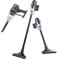 CLEANmaxx Akku Staubsauger | 2in1 Handstaubsauger & Bodenstaubsauger | max. 30 Min. Laufzeit | kabellos, leistungsstark, wiederaufladbar | mit Verlängerungsrohr (80 cm) & Düsen-Set