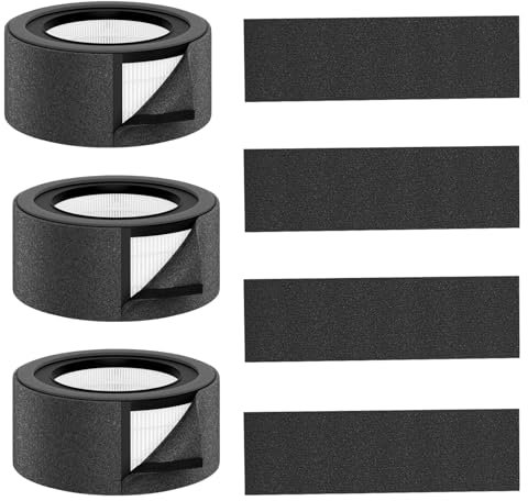 Z-1000 Filter-Ersatz für TruSens Z-1000 Luftreiniger, Teilenummer AFH-Z1000-01 (3 H13 H-EPA-Filter + 4 x Aktivkohle) für kleine Räume