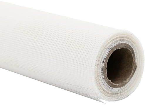 vidaXL Insektenschutzgitter Weiß 112 x 2000 cm Glasfaser | Aus robustem synthetischen Kunststoff, Schützt vor Sonnenbrand und Verblassen, Perfekt für alle möglichen Zaunprojekte