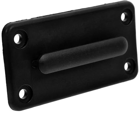 Récepteur Mural pour Ceinture Rétractable, Lot de 1 Set de Set de Abs Noir | Fixation Murale, Design Multifonction et Finition Soignée, Format Simple et Moderne pour Installation Discrète